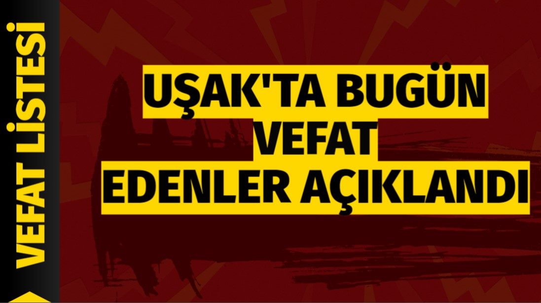 Uşak ilinde 27 Eylül