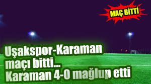 Karaman FK, Usakspor’u 4-0 yenerek ilk galibiyetini aldı