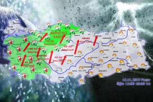 Meteoroloji’den ‘kuvvetli’ rüzgar ve yağış uyarısı