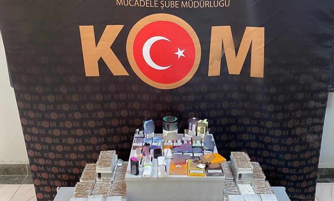 Uşak Emniyeti Kaçakçılıkla Mücadelede