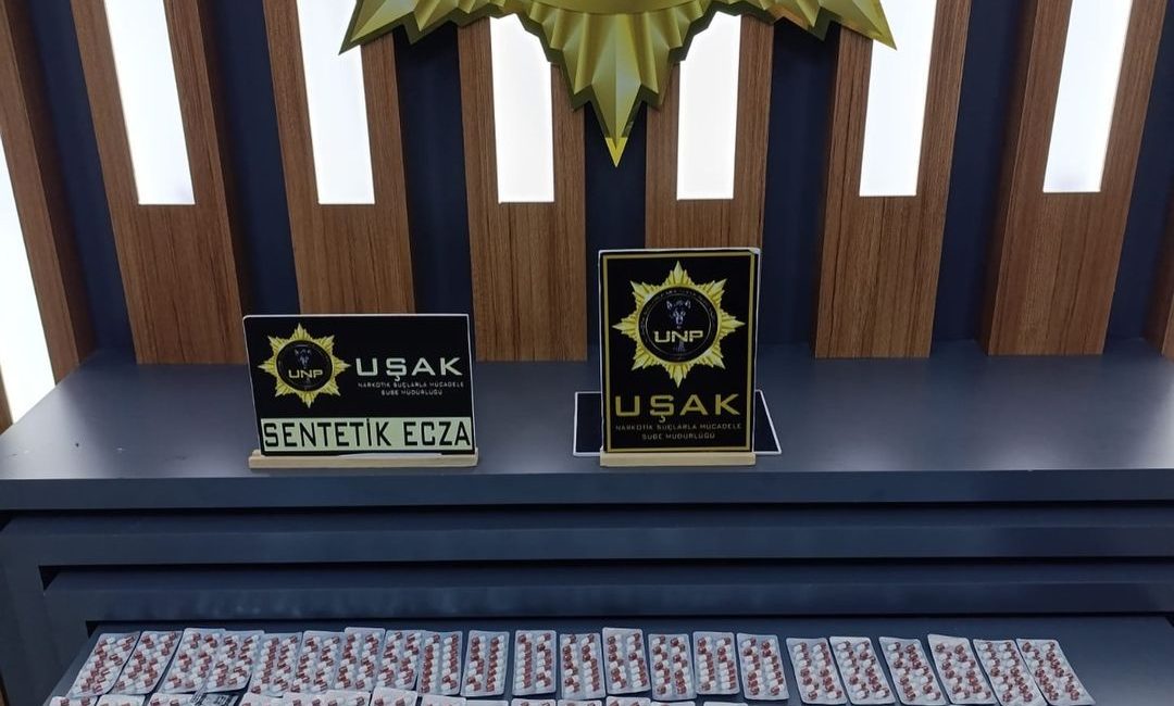 Uşak’ta Uyuşturucu Operasyonu: 616