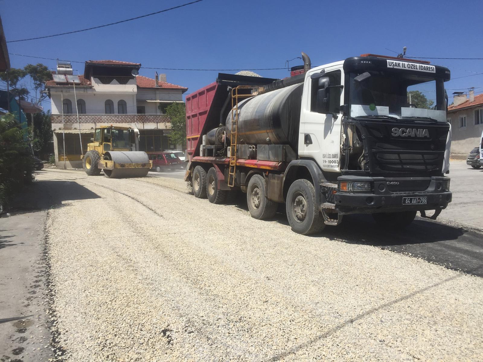 Uşak İl Özel İdaresi’nden Müjdeli Haber! Derbent Köyü’nde Asfaltlama Çalışması Tamamlandı